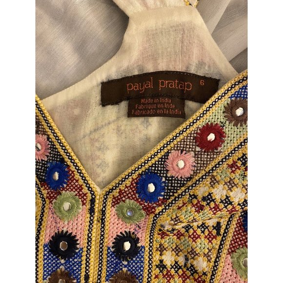 PAYAL PRATAP Anthropologie Norah Midi Dress size 6 - Picture 6 of 11